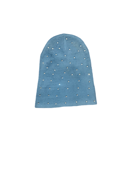 AW Crystal Beanie in Blue