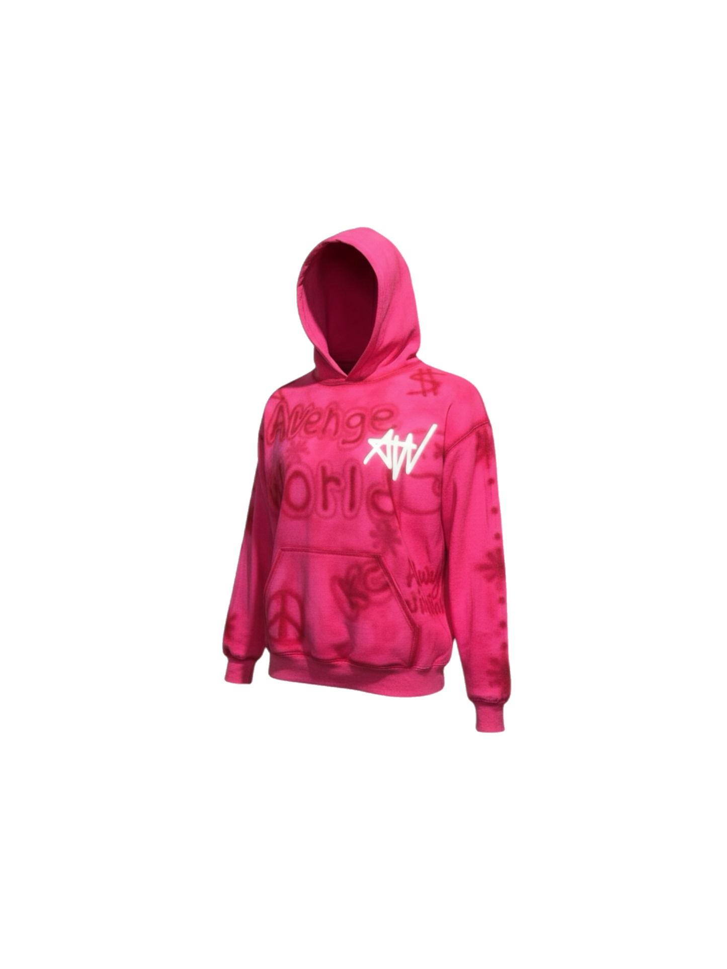 Graffiti Hoodie (Pink)