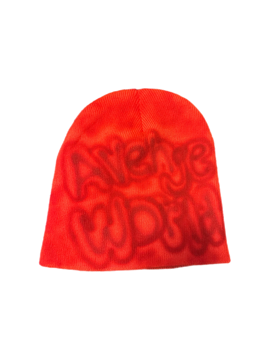 Graffiti Beanie (Orange)