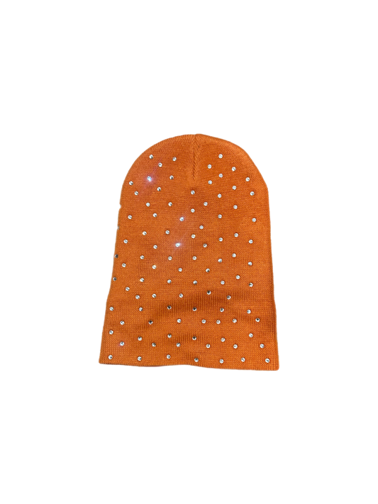 AW Crystal Beanie in Orange