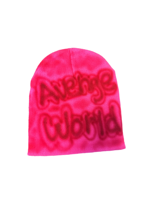 Graffiti Beanie (Pink)