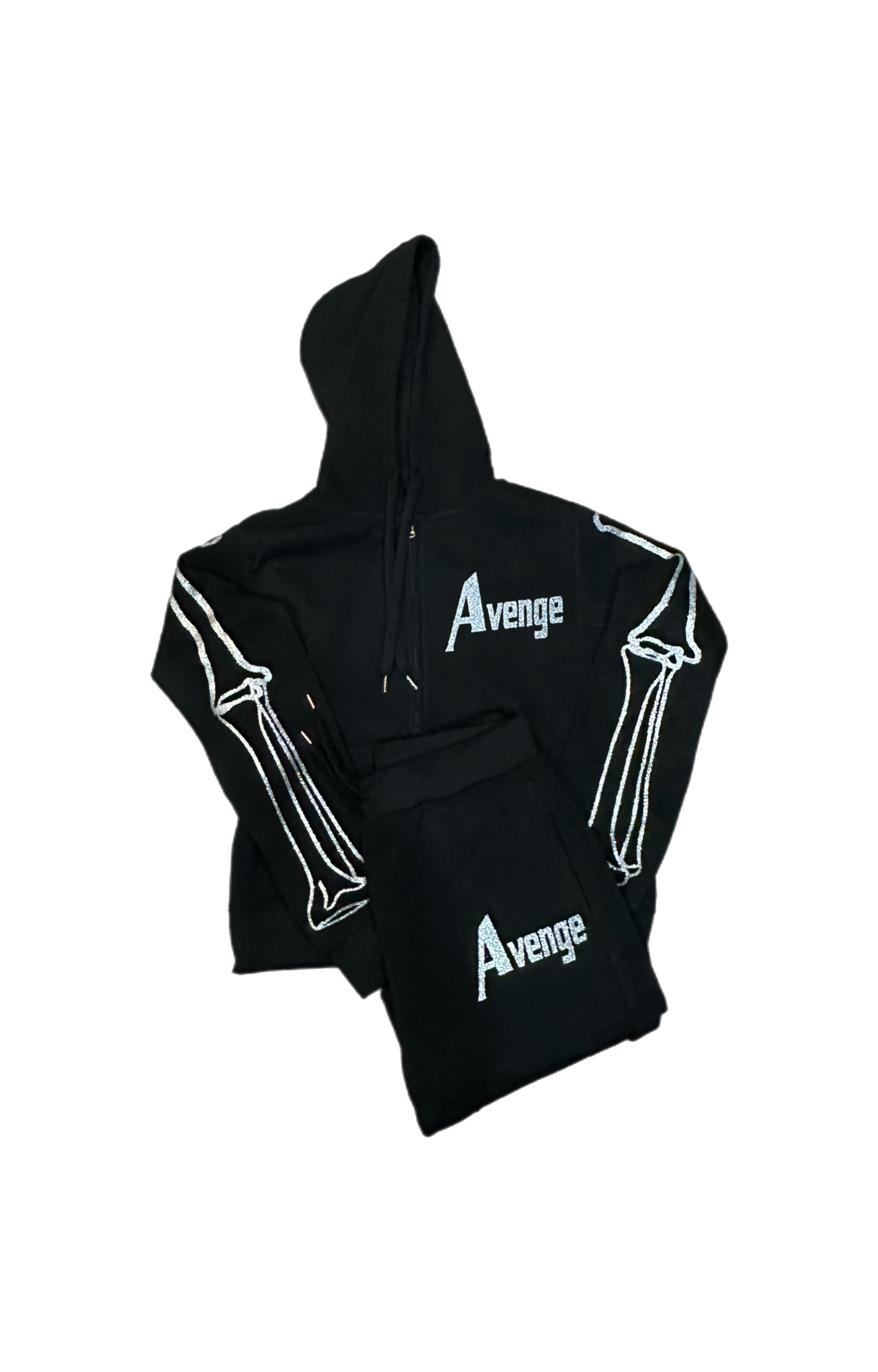 Women’s Bones Sweatsuit in Black